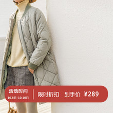 10.8CLOUDSPACE女装外套中长款棉衣上衣韩版棉服女冬M9415图片