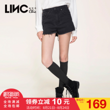 金羽杰2017秋装新款个性毛边牛仔短裤女性感热裤7361805图片