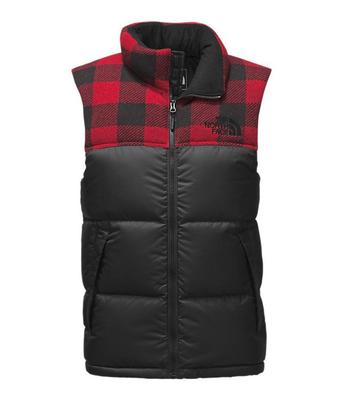 The North Face/北面男羽绒马甲鹅绒冬季拼接格子美国直邮tnf321