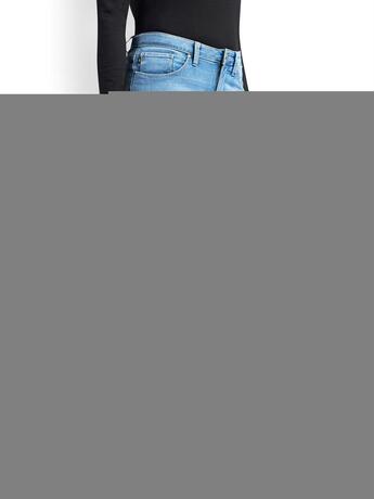Lee女牛仔裤长裤高腰修身磨白休闲浅色美国直邮352-4763商品大图