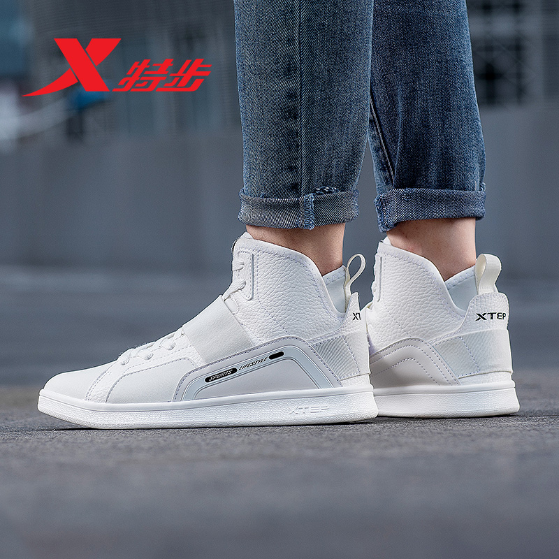 Special Step Board Shoes Women's Shoes 2019 Spring New Trend Comfortable High Top Leather Surface Lightweight and Durable Casual Shoes Sports Shoes