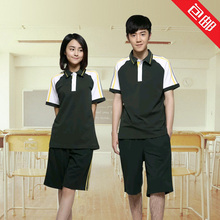 校服夏季装 东莞校服初中学高中学生2017新款 纯棉东莞全市统一校服