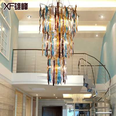 长吊灯复式楼梯灯欧式品牌排行榜