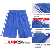 牌有绳子 深圳校服 运动服校裤 统一正品 短裤 中学生男女夏装