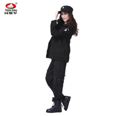 同盟军女款冬装风衣套装户外登山套服作训服军迷女套服