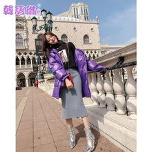 韩语琳女装棉服2018秋冬新款韩版长袖宽松加厚保暖棉袄棉衣女外套图片