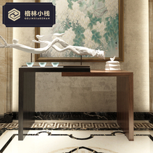 设计师玄关桌新中式玄关台条案供桌条几现代简约边桌禅意家具 创意