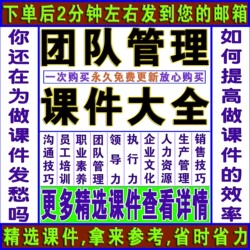 打造高绩效团队管理建设ppt培训课件讲义,非DVD光盘视频教程讲座