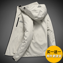 冲锋衣男加绒加厚秋冬季防寒服登山服潮牌女春秋薄款 户外套防风衣