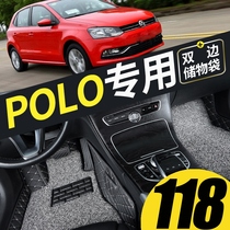 上海大众2018款新polo老波罗菠萝车全包两厢专用全大包围汽车脚垫