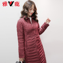 yaloo/雅鹿2017冬装新款韩版宽松女装羽绒服女士羽绒服图片