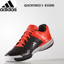 33090排球鞋 adidas阿迪达斯羽毛球鞋 超轻减震透气男女运动鞋 正品