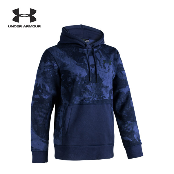 Under Armour 安德玛 UA男子 Rival 防泼水抓绒连帽卫衣-1280759