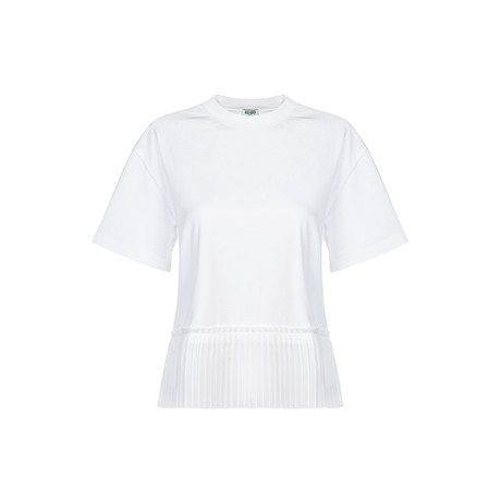KENZO/高田贤三拼接纯色女士短袖T恤 2TO781985商品大图