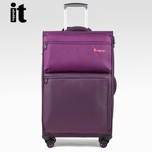 it luggage超轻拉杆箱8轮万向轮旅行箱18/26/30寸多彩拼色可扩容