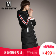 2018冬装新款女装大码显瘦连帽过膝中长款羽绒服加厚棉袄外套女潮图片