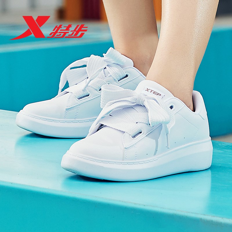 Special Women's Shoe Board Shoes Wide Ribbon Casual Shoes Women's Sports Shoes Thick Sole White 2019 Spring New Little White Shoes