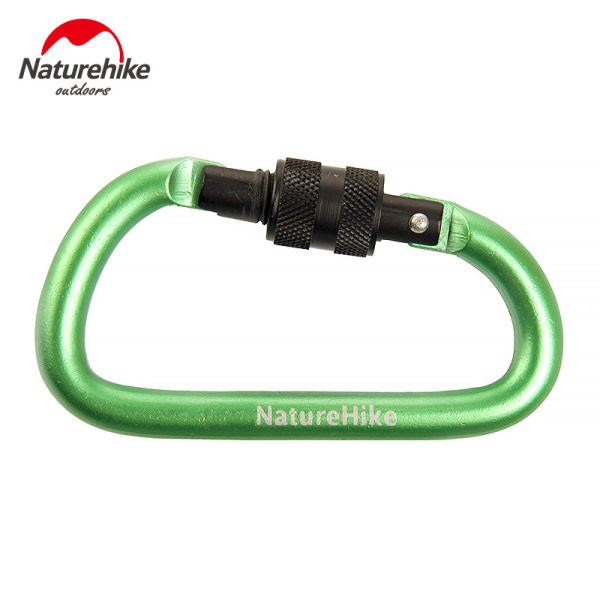 Naturehike挪客户外登山扣快挂带锁弹簧挂扣铝合金背包水钥匙瓶扣