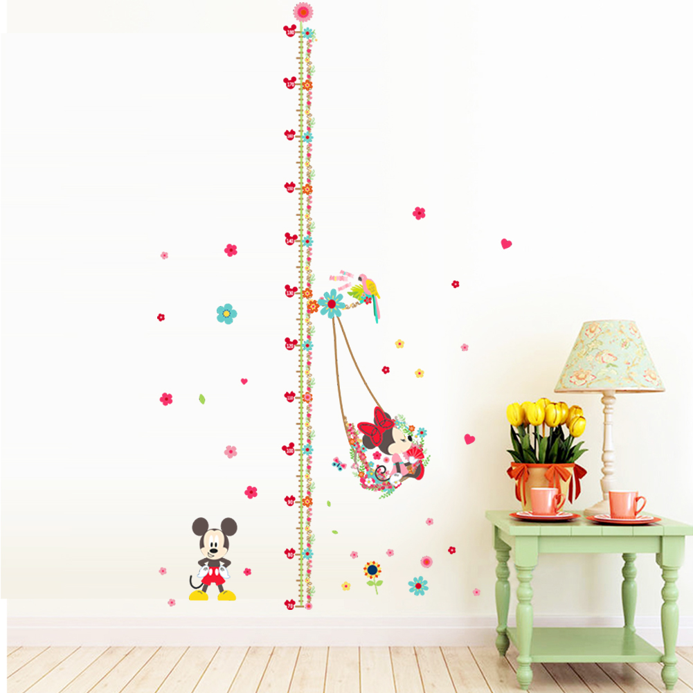 正品迪士尼冰雪奇缘卡通字母贴婴儿早教身高贴