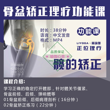 郭晓丽 正位理疗功能课 骨盆矫正 2017瑜伽私教视频培训教材 MP4