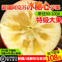 今天减10元 特级新疆阿克苏冰糖心苹果水果新鲜红富士平安果