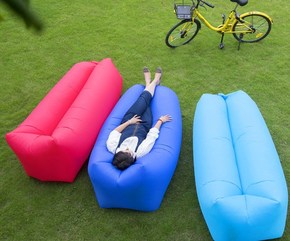 沙发床懒人户外便携空气充气兜风公园沙滩睡袋单人午休式袋床垫床