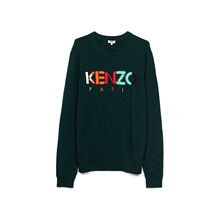 KENZO/高田贤三新款字母印花男士圆领长袖T恤PF865PU2173LC图片