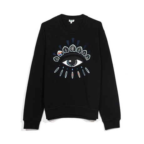 KENZO/高田贤三 男士眼睛百搭长袖T恤 PF865SW0924XK商品大图