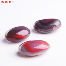 iSTONE 石头记天然水晶石摆件吊坠把玩件DIY收藏品玉石南红玛瑙