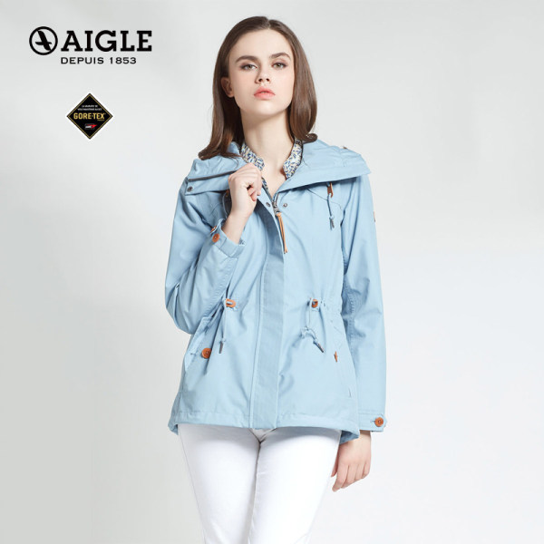 AIGLE 艾高女士GTX防水透气可收腰夹克 FISHLYRA