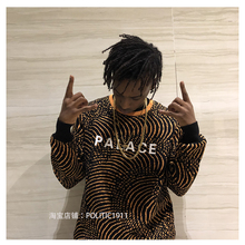 毛衣男女同款 KNIT螺纹漩涡针织衫 18SS WURLY SWIRLY PALACE