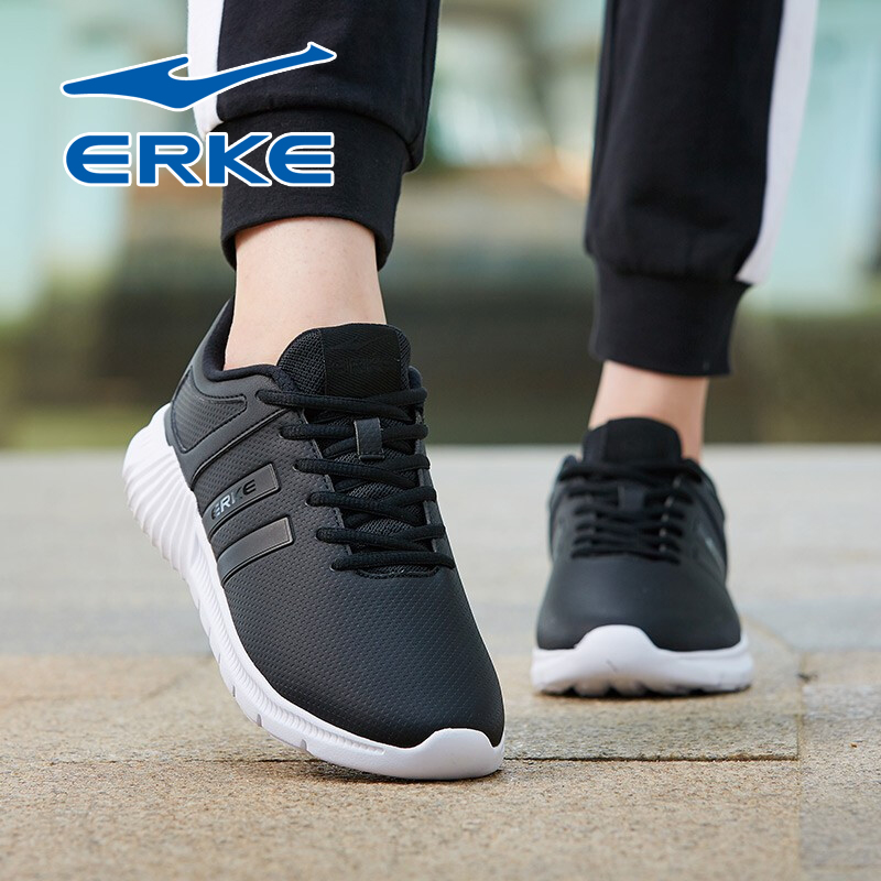 ERKE Sports Shoes Women's 2019 New Shoes Light Running Shoes Jogging Shoes Running Shoes Women's Casual Shoes Women's Shoes