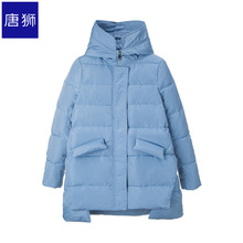 唐狮旗舰店2018冬装新款羽绒服女中长款直筒韩版潮流学生上衣图片