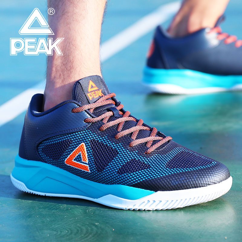 Peak basketball shoes men's shoes low top sports shoes breathable mesh 2019 summer new Parker series sports boots