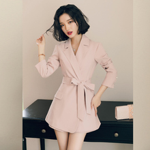 西装外套女春秋2018秋季新款女装韩版长袖chic小西装休闲西服女图片