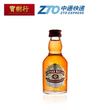 宝树行 芝华士12年50ml小酒版 苏格兰调配型威士忌-玻璃瓶酒版