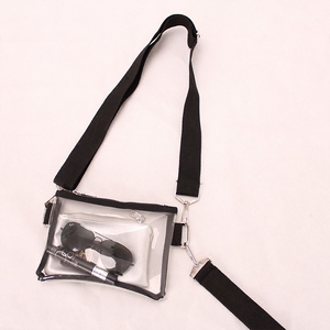 韩国ulzzang原宿宽肩带透明包