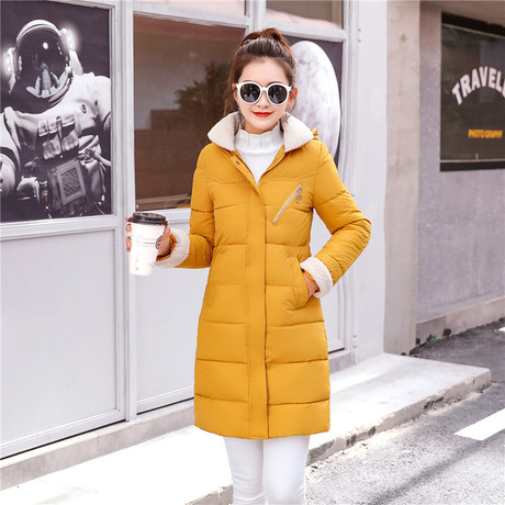 棉服女外套2018秋冬新款女装棉衣韩版中长款羊羔毛加厚宽松棉袄潮商品大图