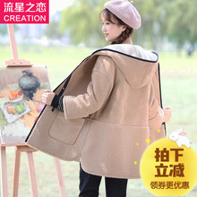 少女韩版宽松短外套2018秋季羊羔棉衣新款初中学生冬装麂皮绒大衣图片