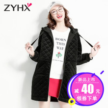 自由呼吸冬季外套女中长款棉衣加厚棉袄2018新款百搭轻薄冬装棉服图片