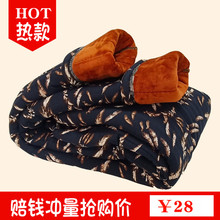 中老年驼绒棉裤女加绒加厚大码高腰奶奶外穿保暖裤东北老人花棉裤