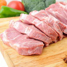冷鲜猪肉类新鲜生猪肉梅肉350克 爱森
