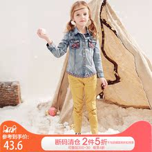 正品 分割解构休闲裤 长裤 2014早秋新款 裂帛童装 女童5614018K
