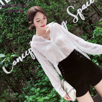 格润雅裤子2018春装新款韩版女装时尚高腰气质百搭显瘦黑色短裤春