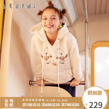 乐町春装2018新款女卫衣韩版秋季chic长袖上衣外套打底CWBF74333图片