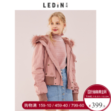乐町刺绣空军棉服2018秋装新款短款韩版大翻领冬季外套加厚棉衣女图片