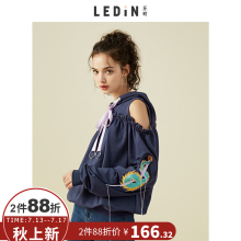 乐町卫衣女慵懒风薄款连帽2018夏装新款女装ins松松垮垮长袖上衣图片