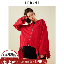 乐町卫衣女慵懒薄款2018夏装新款女装ins超火外套女帅气宽松上衣图片