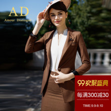 AD时尚春装名媛气质OL女装职业装韩版修身小西装套装售楼工作服图片