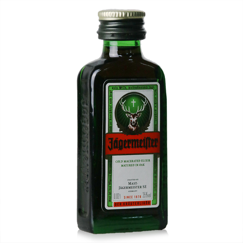 20ml力娇酒酒版酒伴玻璃瓶JAGERMEISTER德国洋酒野格圣鹿利口酒